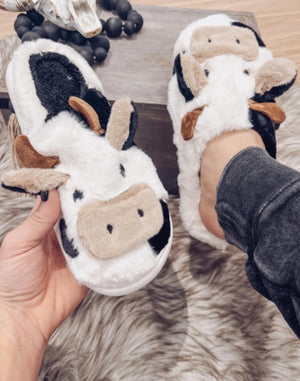 Cow Slippers