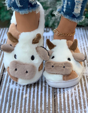 Cow Slippers