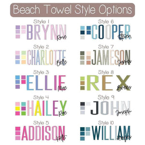 Beach towels