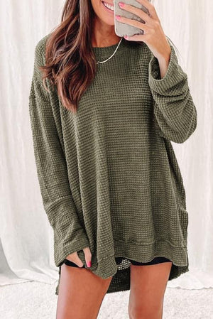 Oversized knit sweater