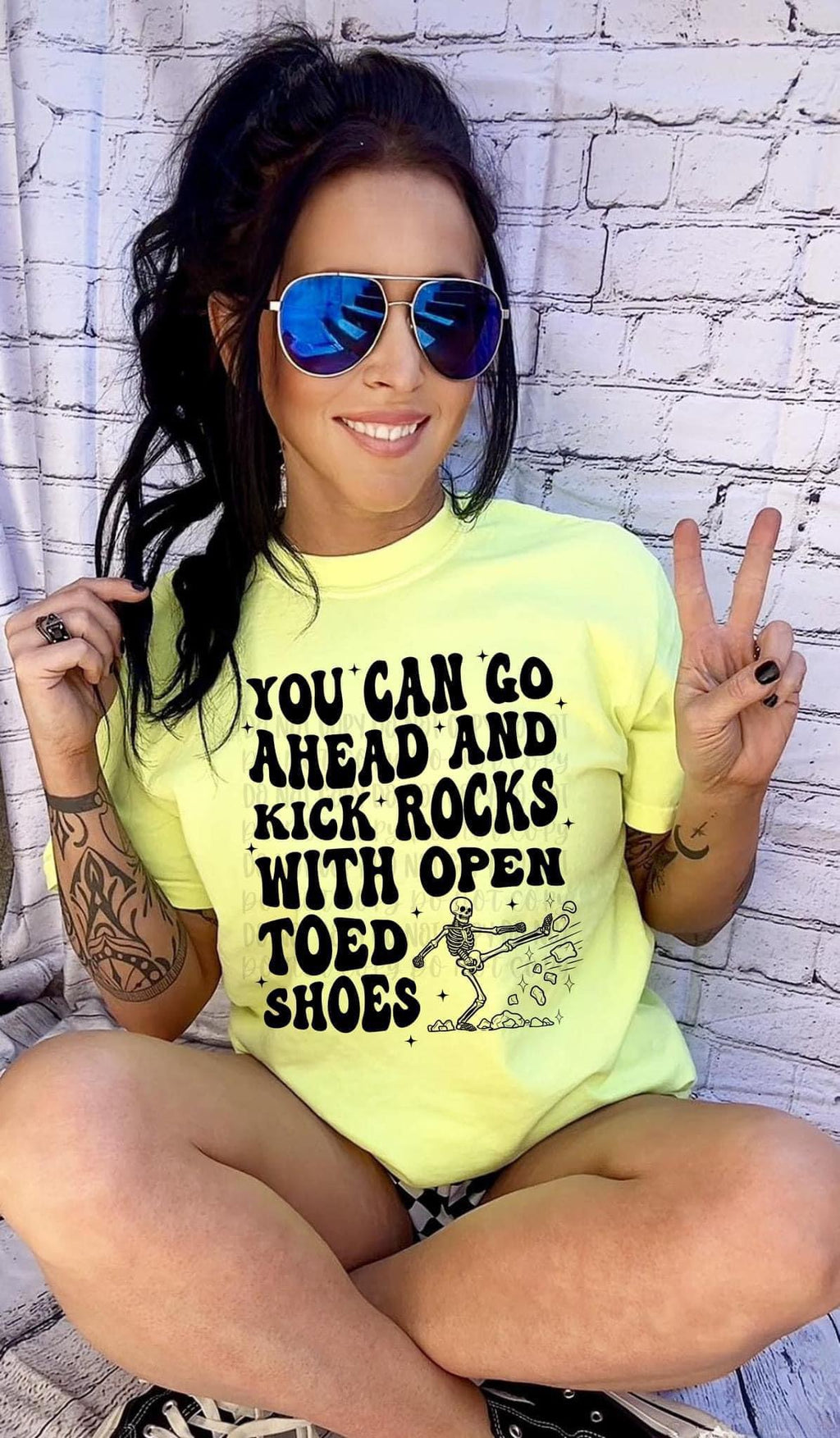 Kick rocks tee