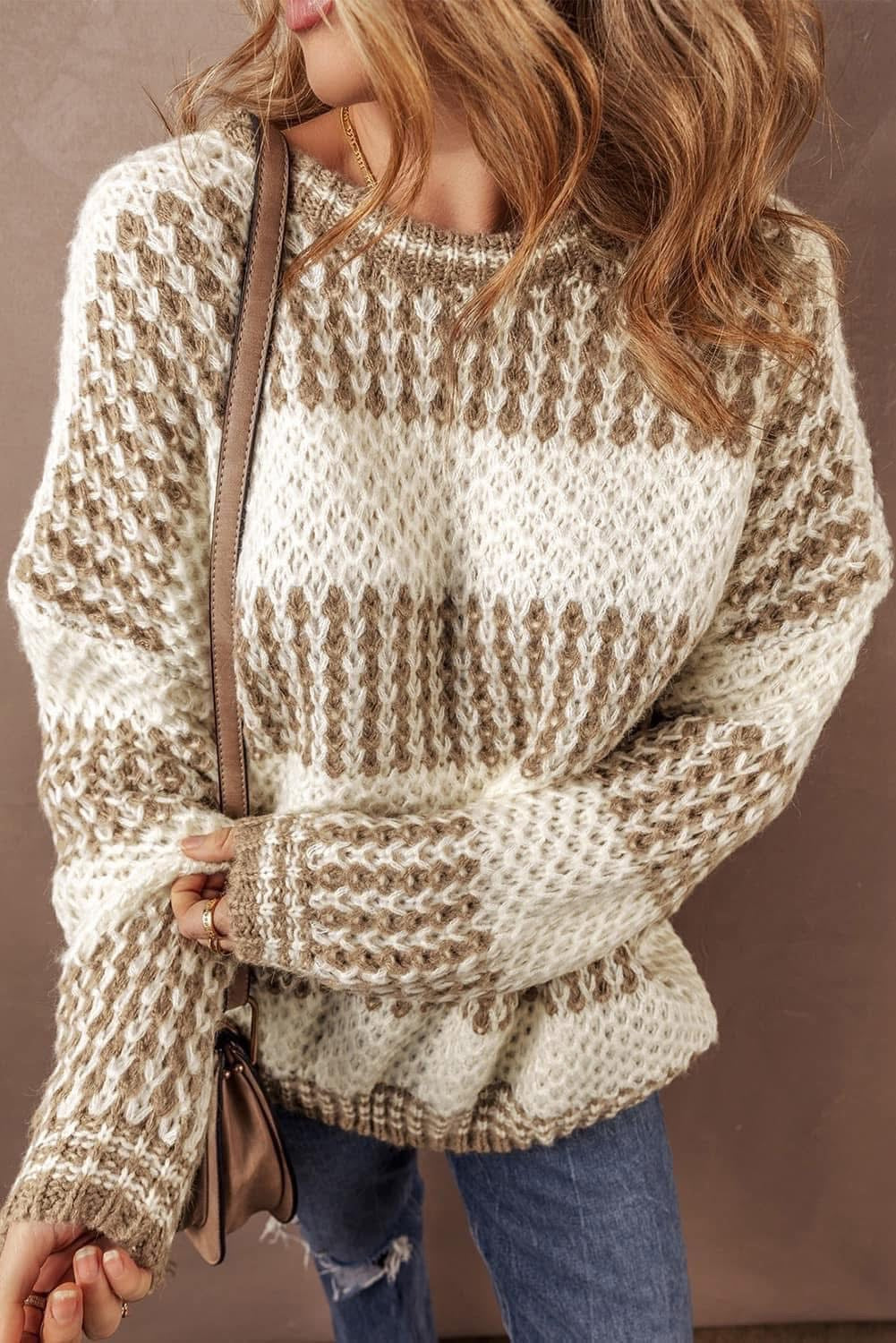 Chunky knit sweater