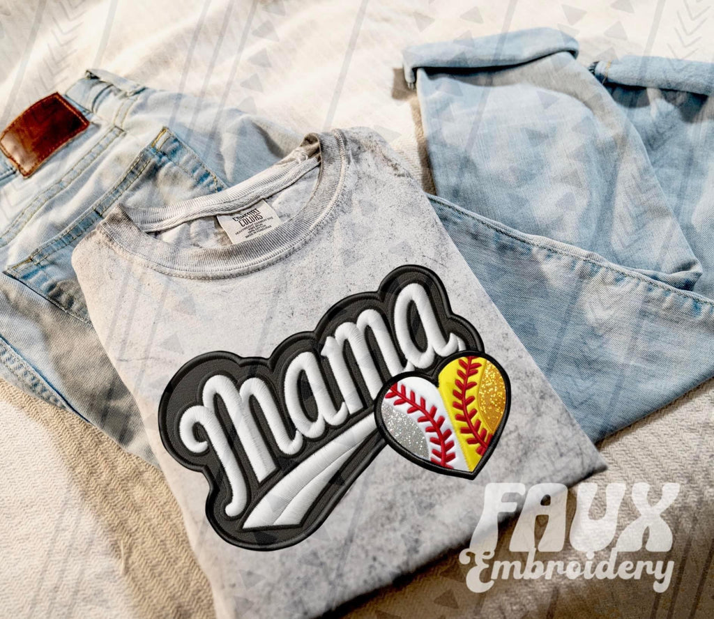 Mama baseball/softball tee