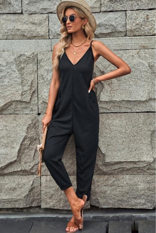 Black jumpsuit