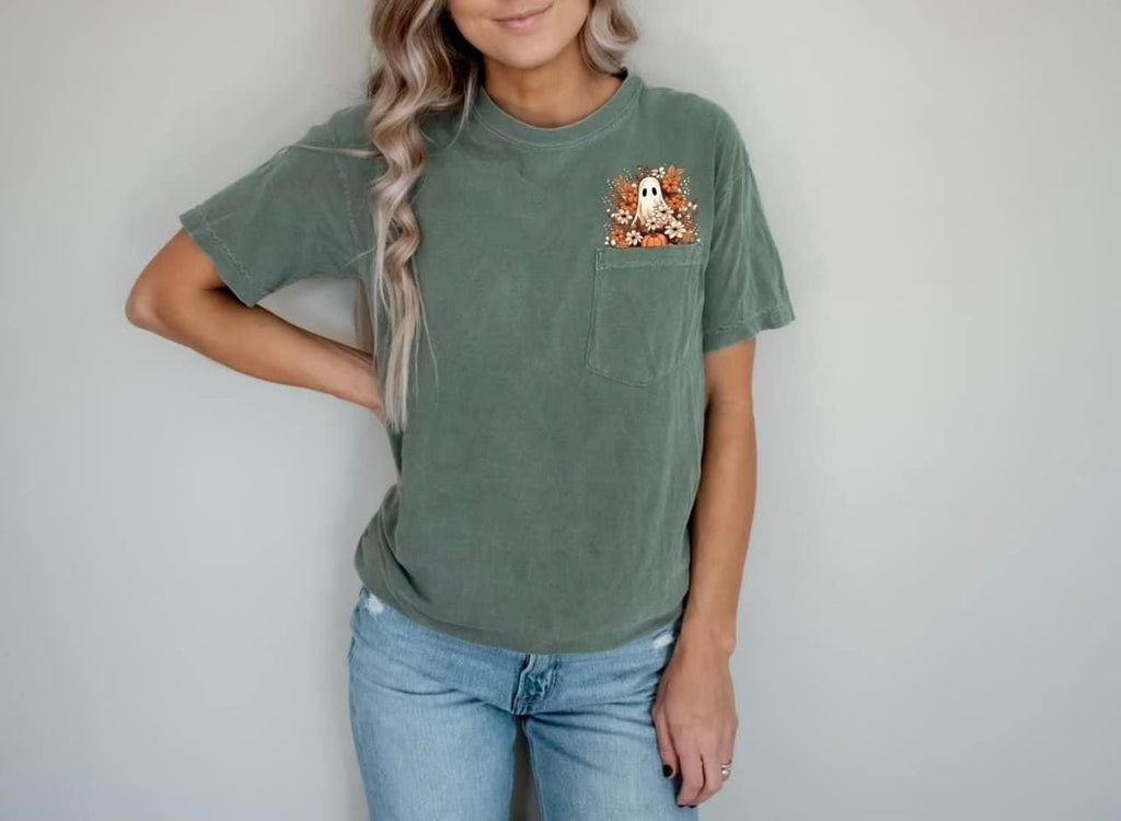 Halloween pocket tee