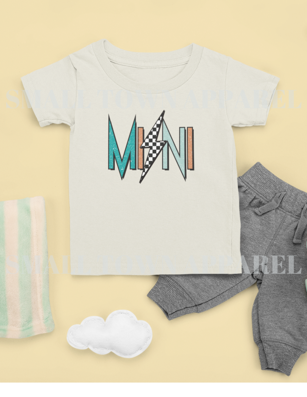 Mini Blue Graphic Tee