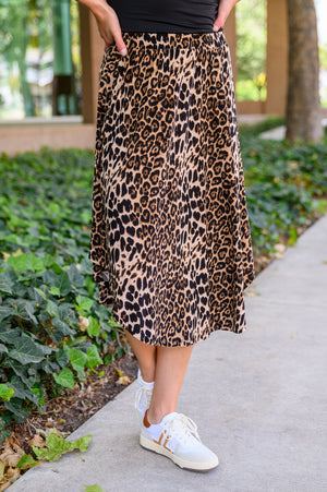 Carefree Animal Print Skirt