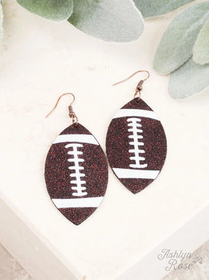 Game day darling football earrings