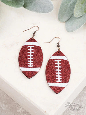 Game day darling football earrings