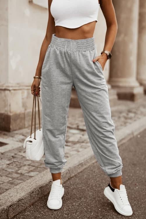 High waist joggers